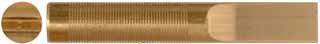 Drift Punch,
knurled brass,
for wedge keys and sights.